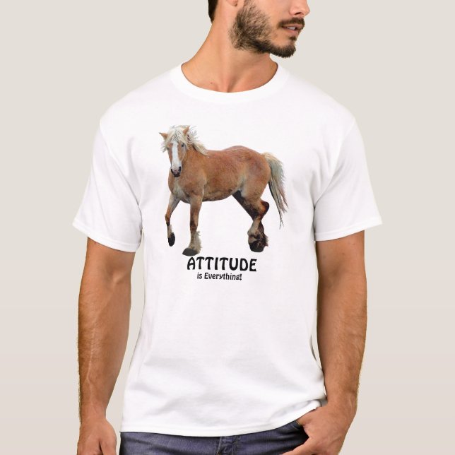 Camiseta belga de arte de equino de caballo (Anverso)
