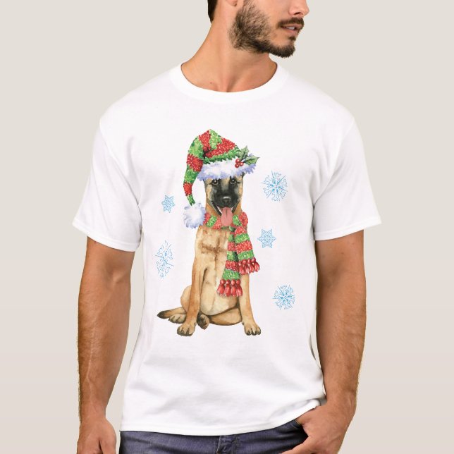 Camiseta Belga feliz Malinois de Howlidays (Anverso)