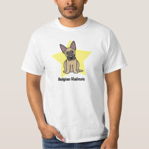 Camiseta Belga Malinois de la estrella de Kawaii