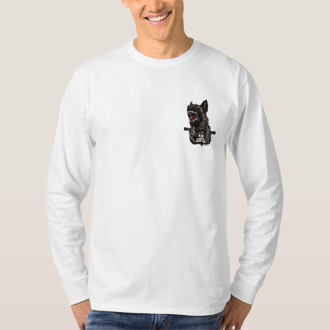 Camiseta Belga Malinois ELITE K9 GUN (Anverso)