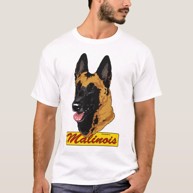 Camiseta Belga Malinois Headstudy (Anverso)