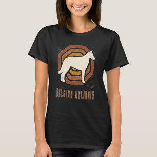 Camiseta Belga Malinois Vintage Retro Classic Dog Love