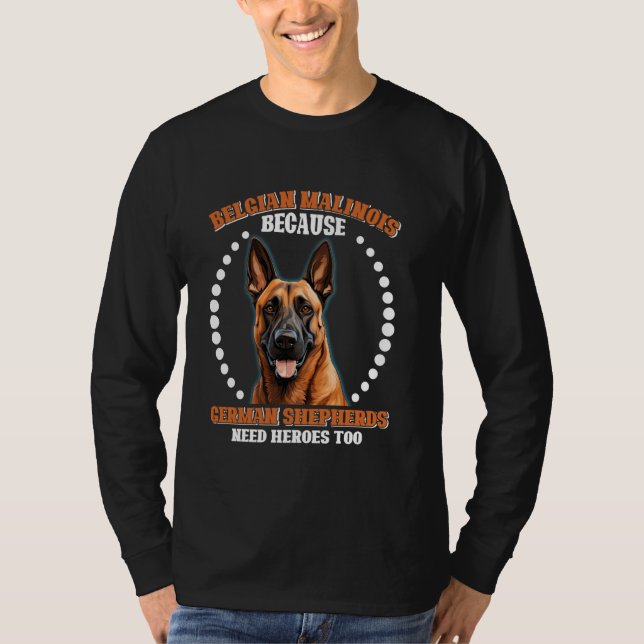 CAMISETA BELGA SHEPERD PORQUE LOS HUÉSPEDES ALEMANES NECESI (Anverso)