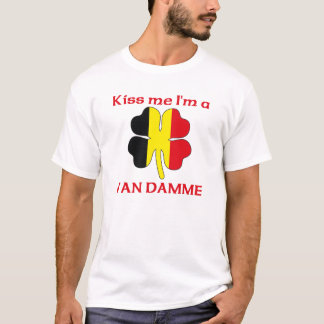 Camiseta Belgas personalizada me besan que soy Van Damme