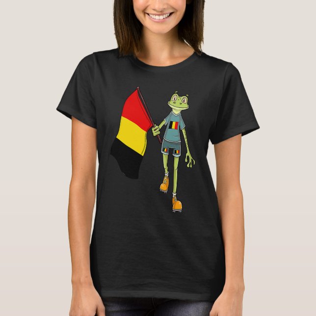 Camiseta Belgian Fan Frog (Anverso)