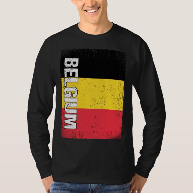 Camiseta Belgian Flag Belgium  1 (Anverso)