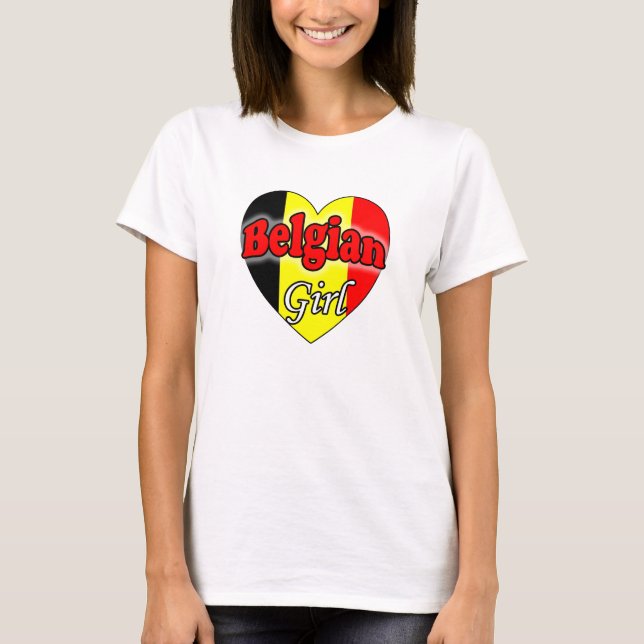 Camiseta Belgian Girl (Anverso)