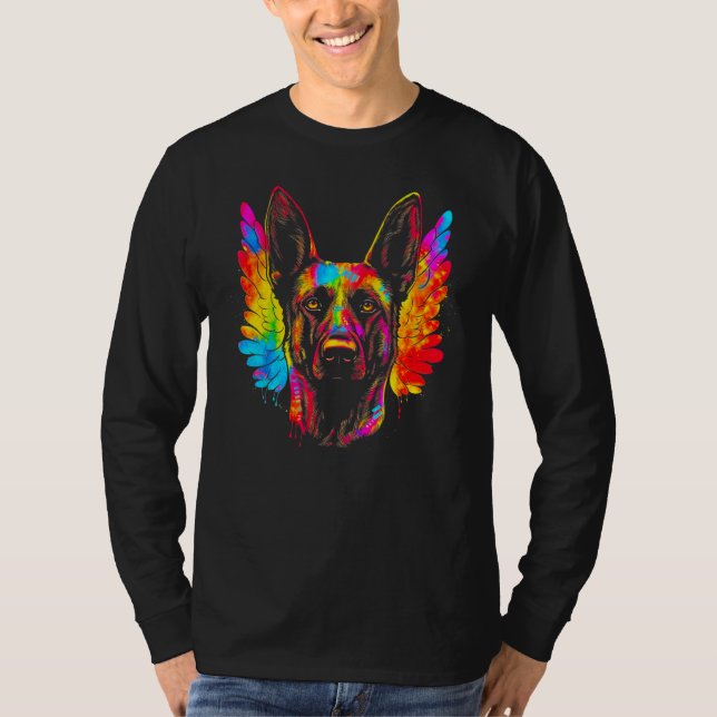 Camiseta Belgian Malinois Dog Heaven (Anverso)