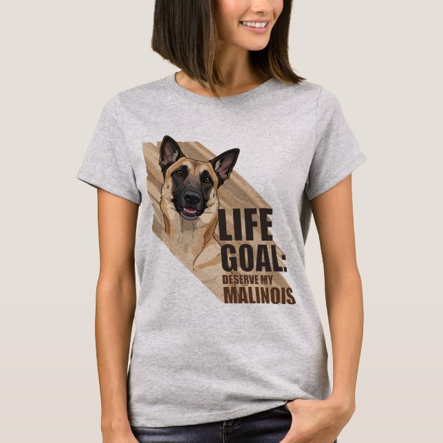 Camiseta Belgian Malinois Dog Lover Design (Anverso)