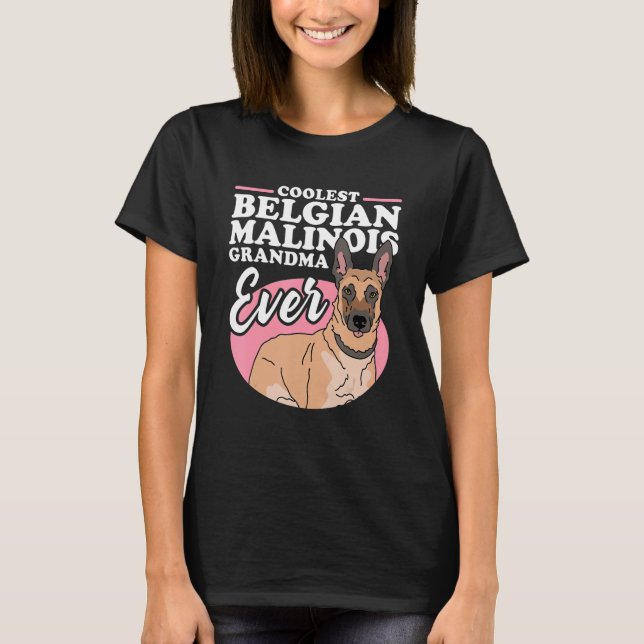 Camiseta Belgian Malinois Grandma Dog Owner Malinois 1 (Anverso)
