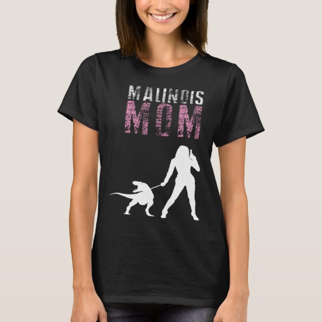 Camiseta Belgian Malinois Mom (Anverso)