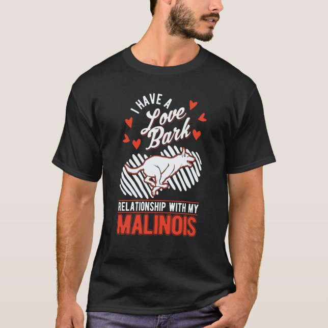Camiseta Belgian Malinois Valentine's Day Meleche Herder Ma (Anverso)