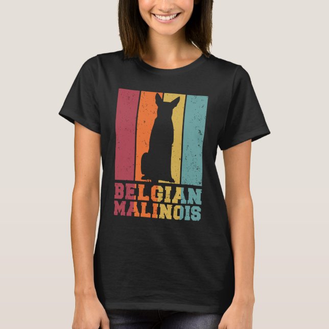 Camiseta Belgian Malinois Vintage (Anverso)