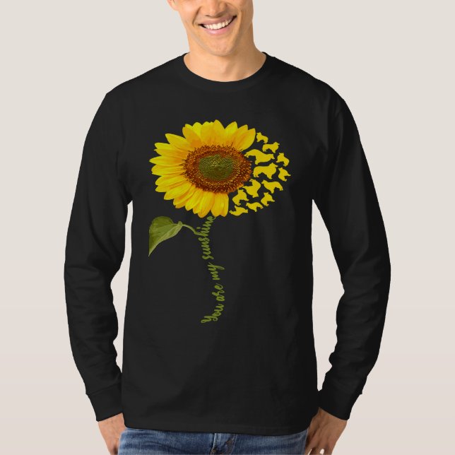 Camiseta Belgian Tervuren Sunflower (Anverso)