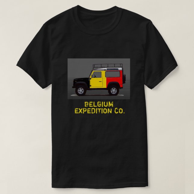 CAMISETA BÉLGICA (Diseño del anverso)
