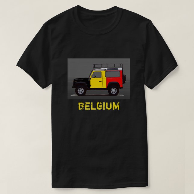 CAMISETA BÉLGICA (Diseño del anverso)
