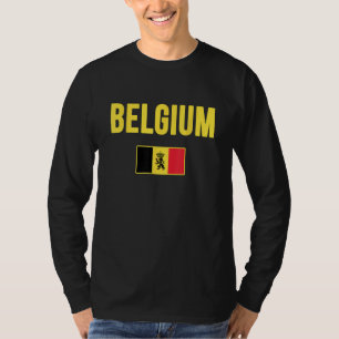 Camiseta Bélgica Bandera Belga Souvenir Belgique