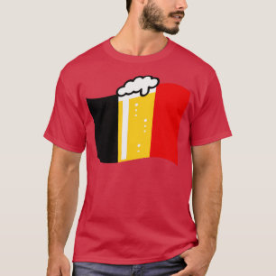 Camiseta Bélgica Bandera De Cerveza Nación De Cerveza 4C
