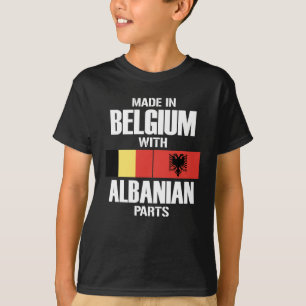 Camiseta Bélgica con PARTES albanesas
