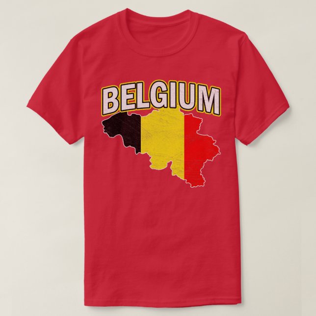 Camiseta Bélgica con problemas (Diseño del anverso)