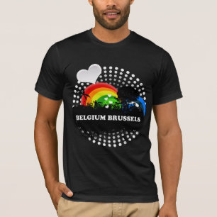Camiseta Bélgica con sabor a fruta linda Bruselas