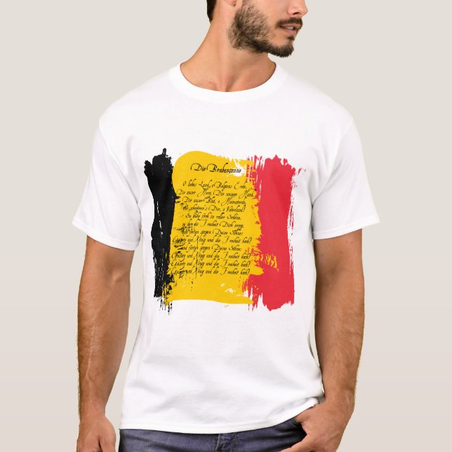 Camiseta Bélgica - Die Brabançonne (Anverso)