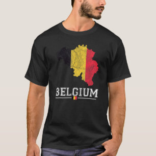 Camiseta Bélgica: El Mapa Y El Recuerdo De La Bandera En Pr