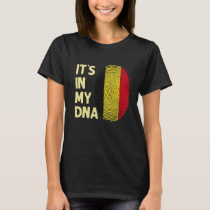 Camiseta Bélgica En Mi Dna Equipo De Bandera Belga Bélgica