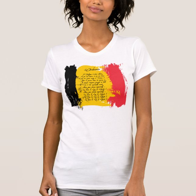 Camiseta Bélgica - La Brabançonne (Anverso)