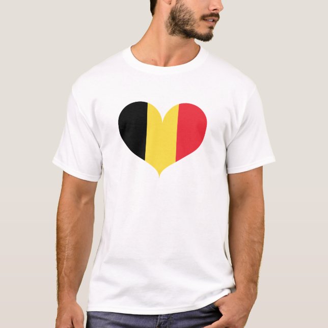 Camiseta Belgien - Belgique - België - Bandera de Bélgica (Anverso)