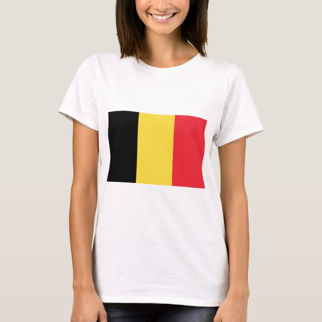 Camiseta Belgien - Belgique - België - Bandera de Bélgica (Anverso)