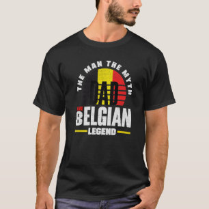 Camiseta Belgium Belgian Belgium Flag Father