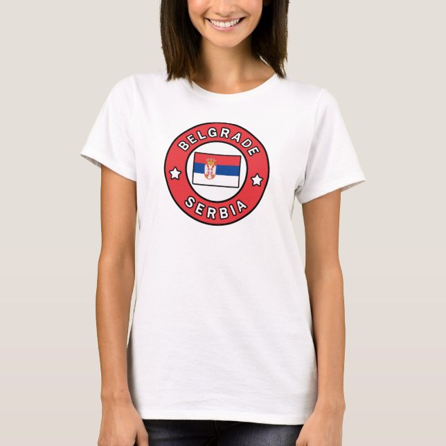 Camiseta Belgrado Serbia (Anverso)