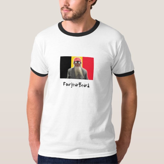 Camiseta Belgum4yb, FourYearBeard (Anverso)