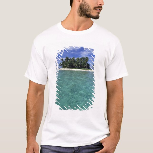 Camiseta Belice, barrera de arrecifes, isla o caverna sin n (Anverso)
