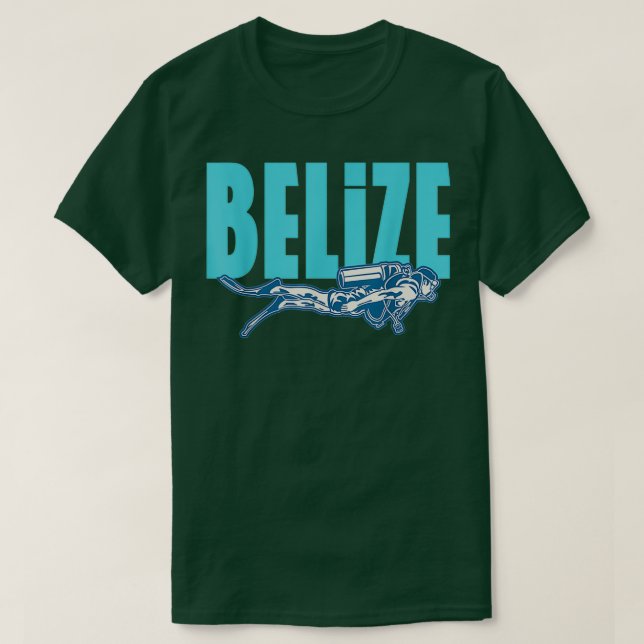 Camiseta Belice Scuba Buceo T Shirt Classic TShirt (Diseño del anverso)