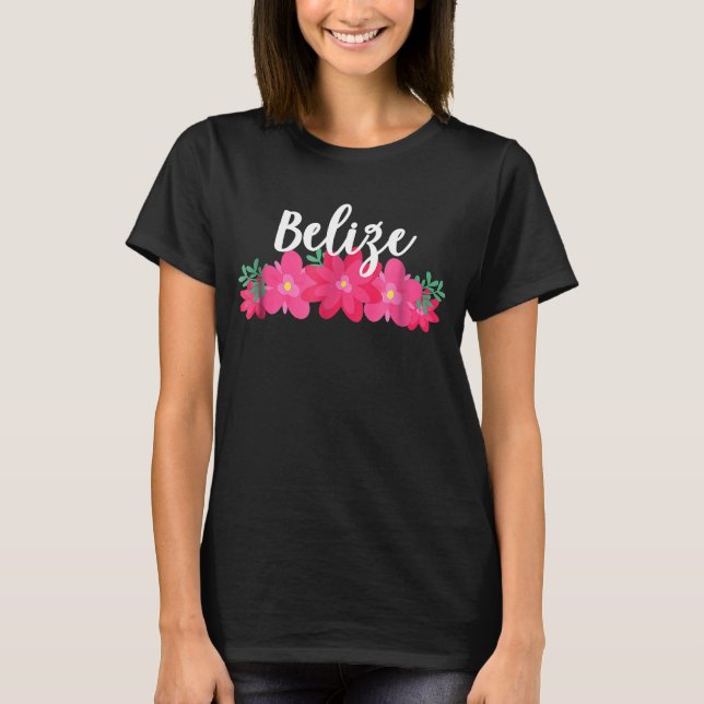 Camiseta Belice Tropical Vacation (Anverso)
