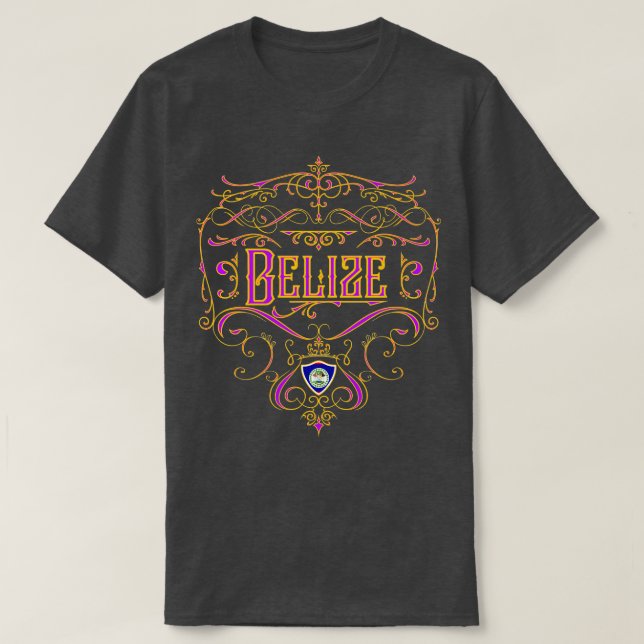 Camiseta Belice Vintage (Diseño del anverso)