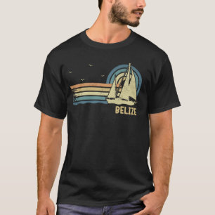 Camiseta Belice Vintage Sailboat Summer Sailor