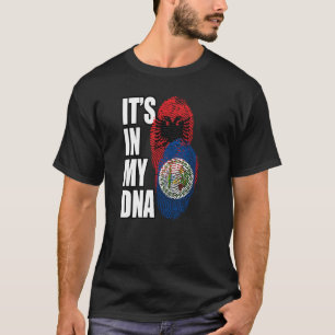 Camiseta Belice Y Albania Mezclan El Patrimonio De La Bande