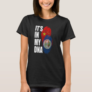 Camiseta Belice y China mezclan patrimonio de ADN