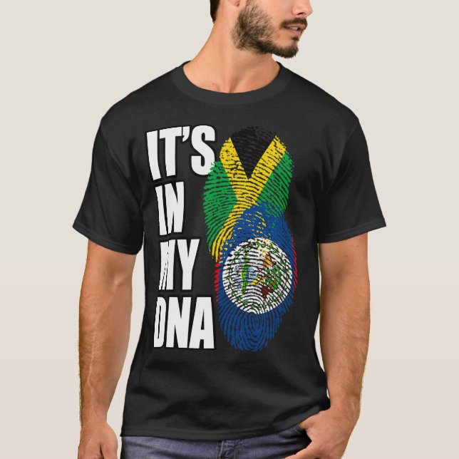 Camiseta Belice Y Jamaica Mezclan El Patrimonio De La Bande (Anverso)