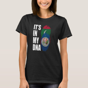 Camiseta Belice Y Maldivas Mezclan La Bandera Del Patrimoni