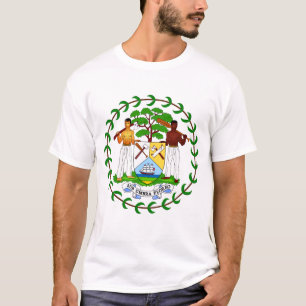 Camiseta beliceña del escudo de armas