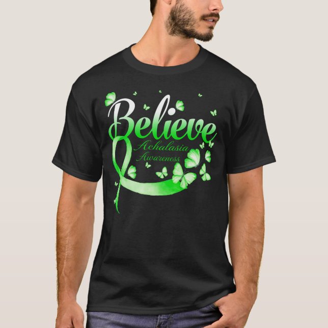 Camiseta Believe ACHALASIA Butterfly (Anverso)