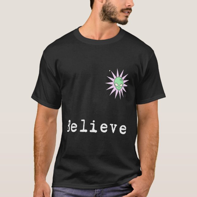 Camiseta Believe Alien (Anverso)