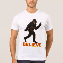 Camiseta Believe Bigfoot Sasquatch Yeti