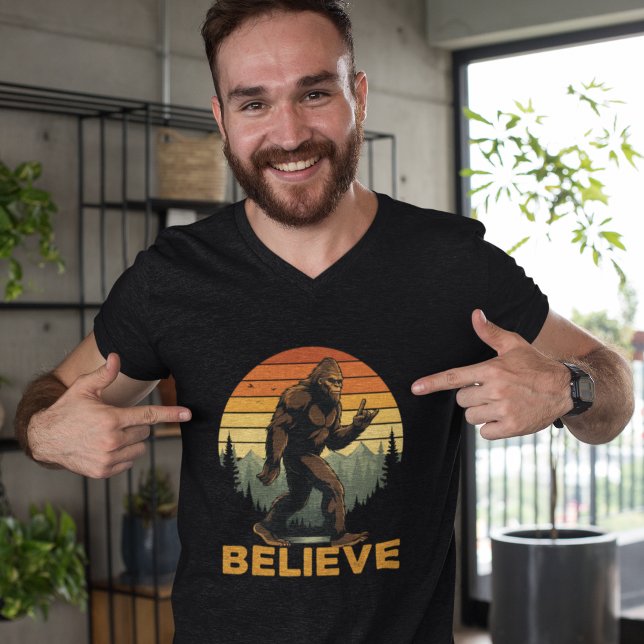 Camiseta Believe in Bigfoot, Sasquatch (Subido por el creador)
