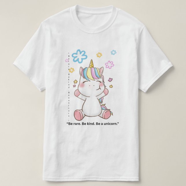 Camiseta Believe in Unicorns |  (Diseño del anverso)