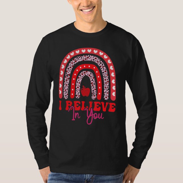 Camiseta Believe In You Teacher Testing Day 1 (Anverso)
